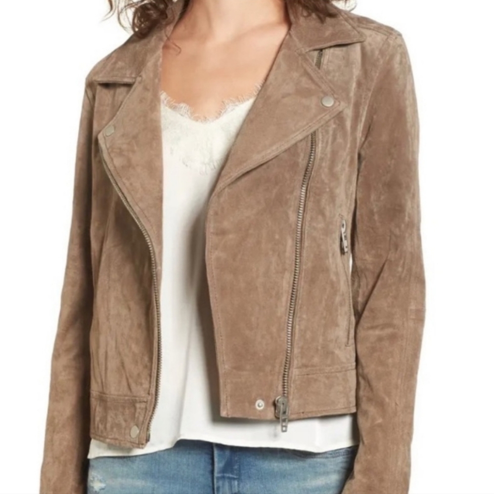 Blank NYC Tan Leather Jacket